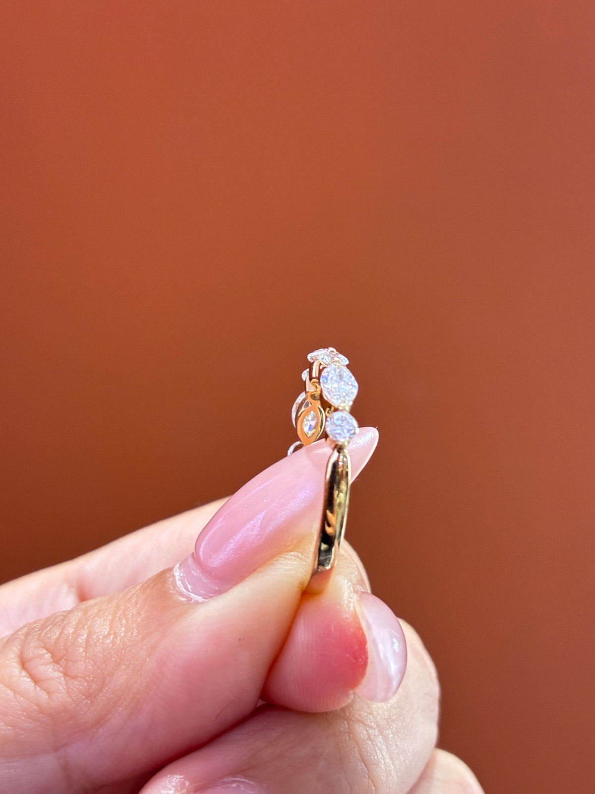 for aprill renee 18k yellow gold mix cut 0.8ct D/vvs