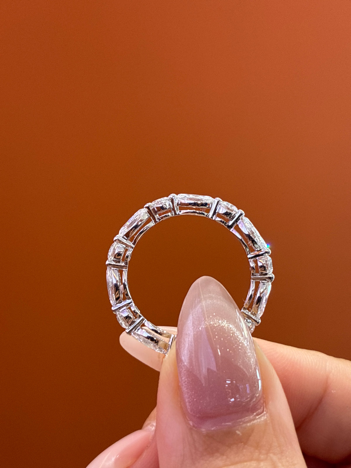 deposit for llovelucy 14k yellow gold About 2 carats in total Marquise and Round Mixed-Cut Eternity Band D/vvs2