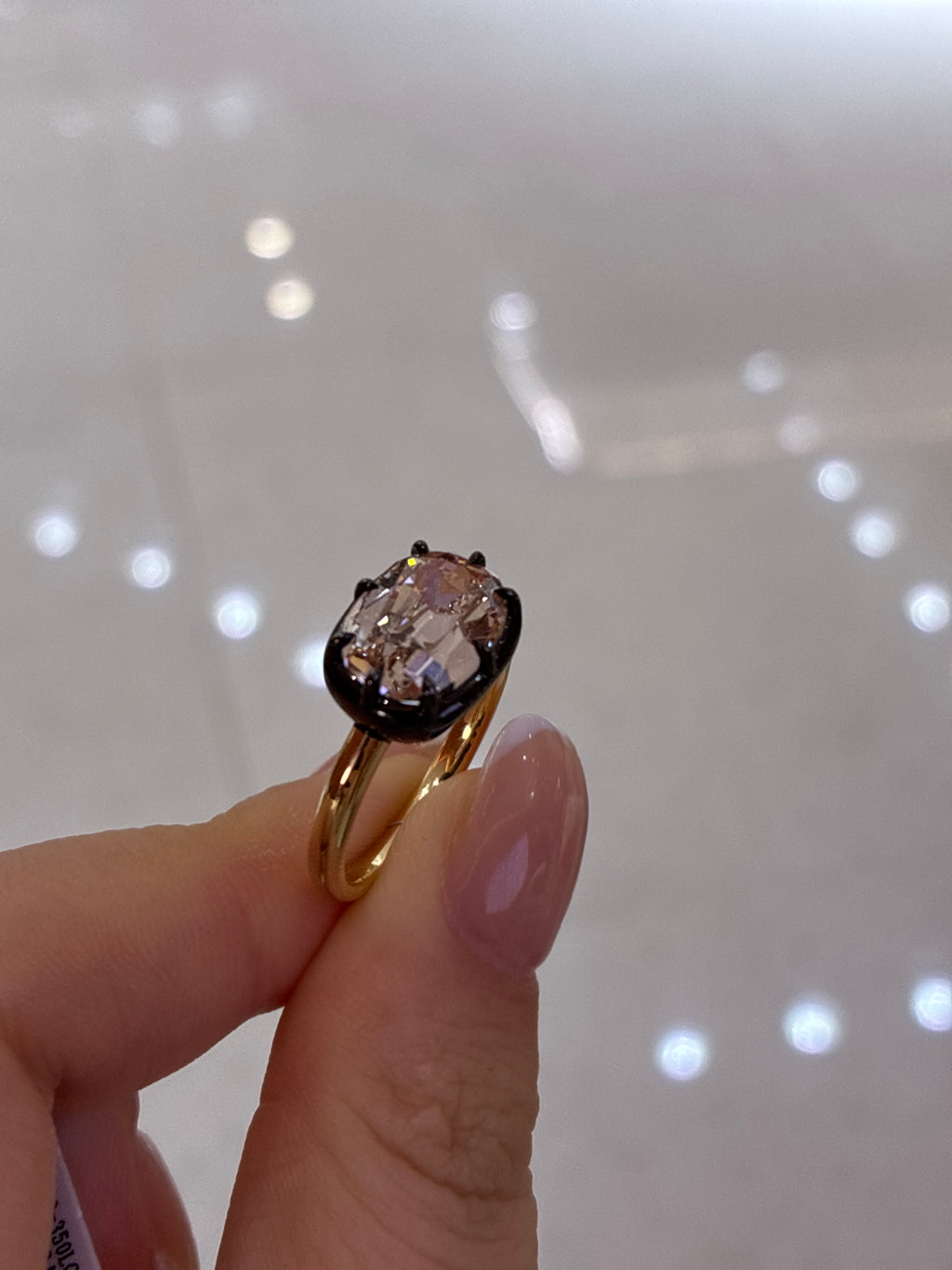 Half deposit For marisa 14k yellow gold champagne diamond