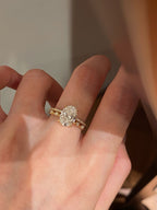 2 Carat Round Brilliant Lab Grown Diamond Ring 18K Yellow Gold