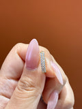 For flossandfound 18k yellow 0.4ct D Vvs