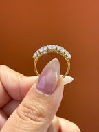 for . 18k yellow gold about 3ct Full eternity band