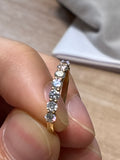 For Priya: Round half eternity band D vvs