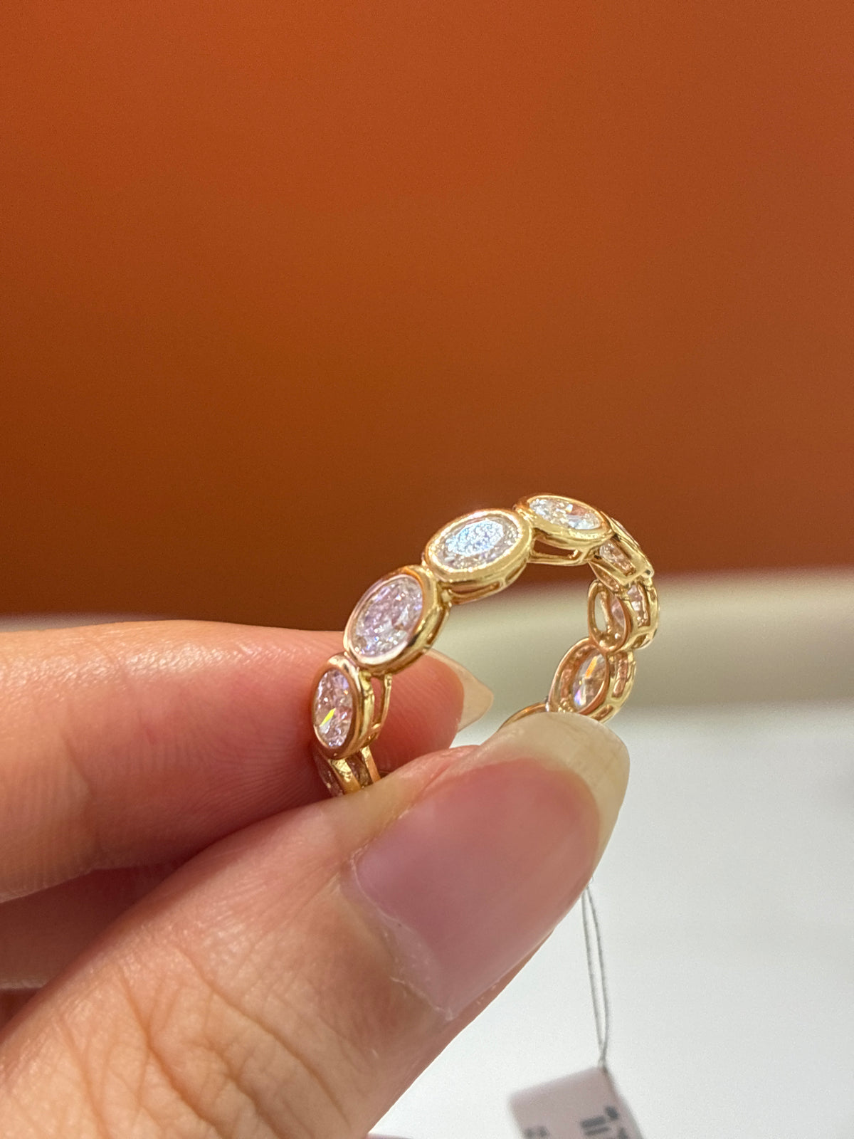 Deposit For sylina 18k yellow gold band 2.7ct D/vvs2