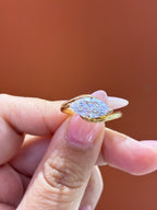 for reese 18k yellow gold 1.5ct East-west marquise solitai D/vs1