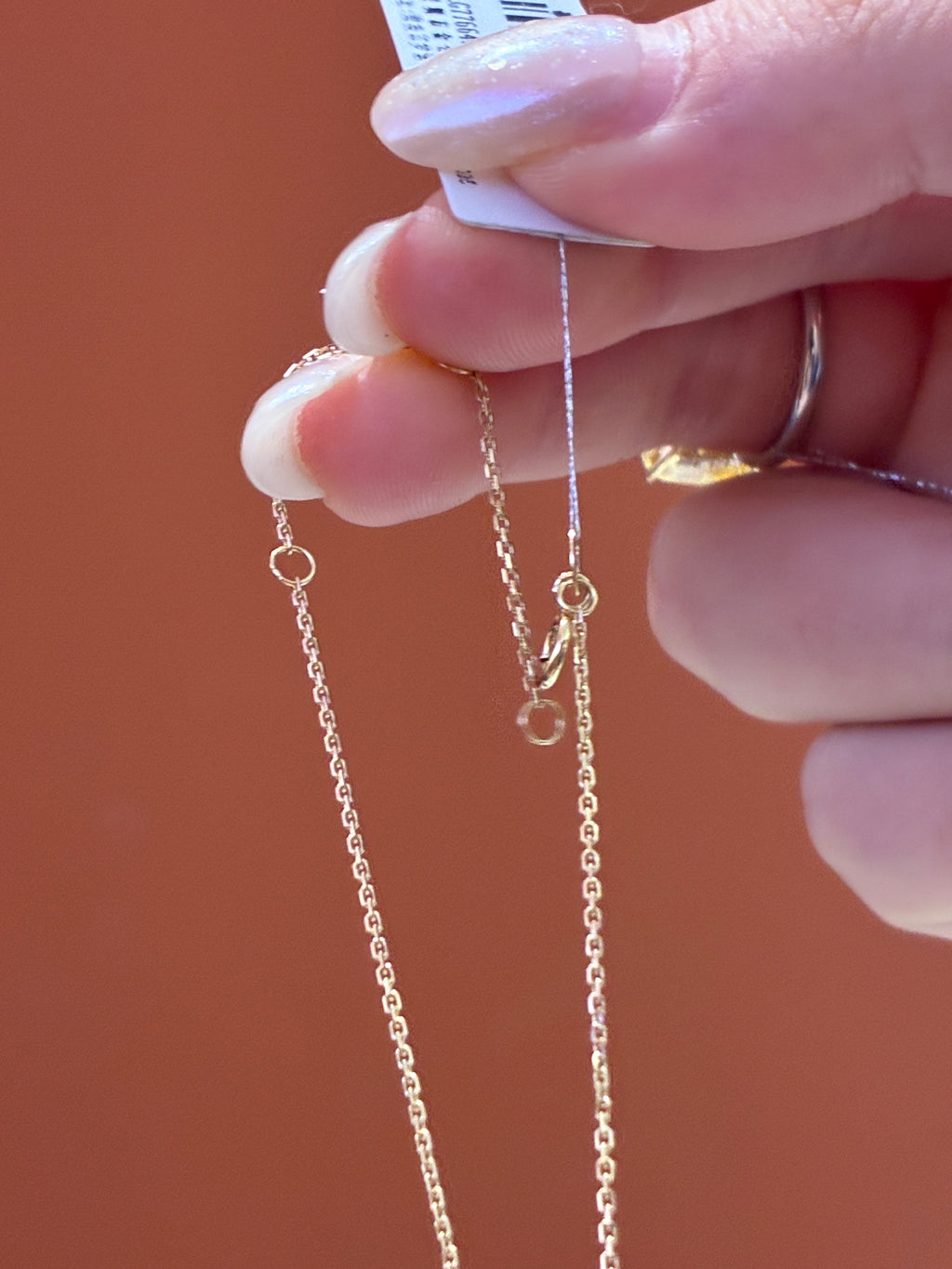 Remaining balance
 For Tracey 14k yellow gold 2ct E/ vs1 emerald cut necklace