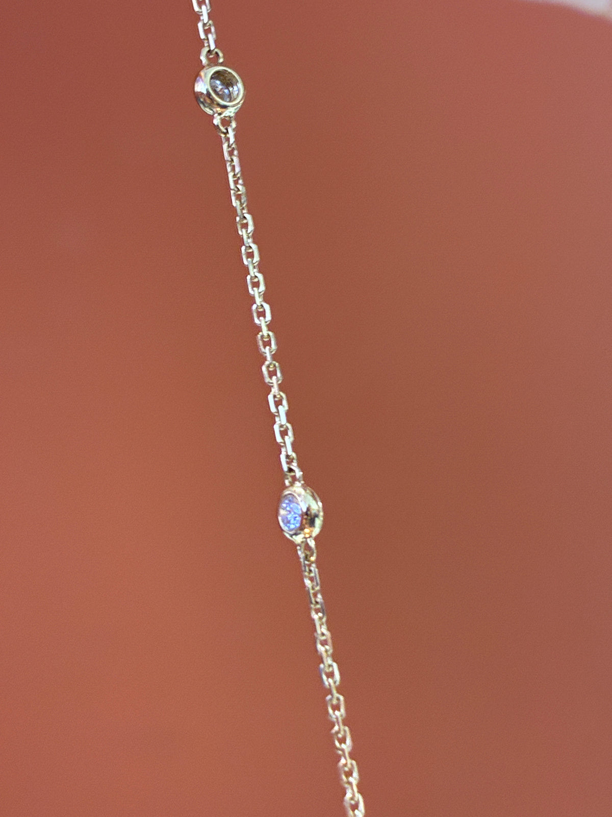 Remaining balance
 For Tracey 14k yellow gold 2ct E/ vs1 emerald cut necklace